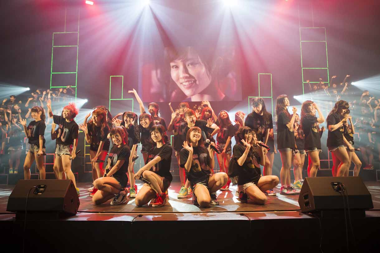 「NMB48リクエストアワー セットリストベスト50 2014」の様子。 (c)NMB48