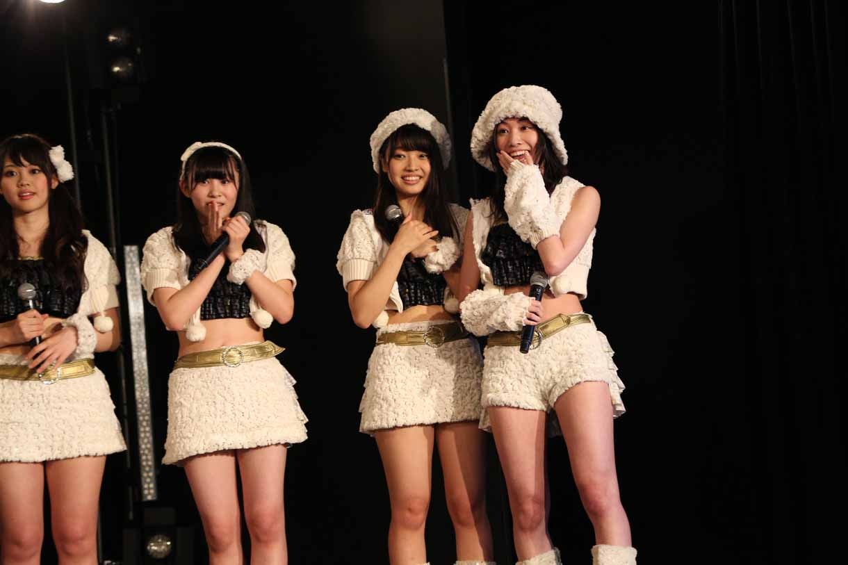 「AKB48 37thシングル選抜総選挙 夢の現在地～ライバルはどこだ？～」速報発表中のSKE48の様子。 (c)AKS