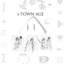 相対性理論「ν TOWN AGE」ジャケット ※ジャケット画像はテキストなどの一部仕様が実物と異なる場合があり。