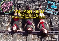 THE LET'S GO's「King Of Late Arrival ～ONE-MAN SHOW～」フライヤー表面