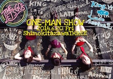 THE LET'S GO's「King Of Late Arrival ～ONE-MAN SHOW～」フライヤー表面