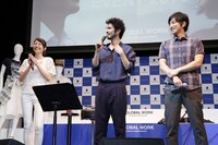 左から長澤まさみ、平井堅、大沢たかお。