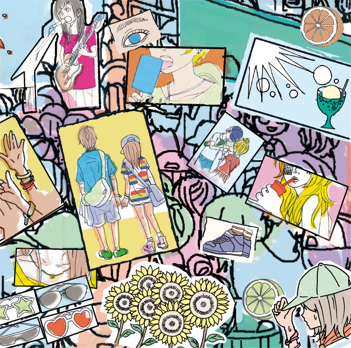 SHISHAMO「君と夏フェス」ジャケット