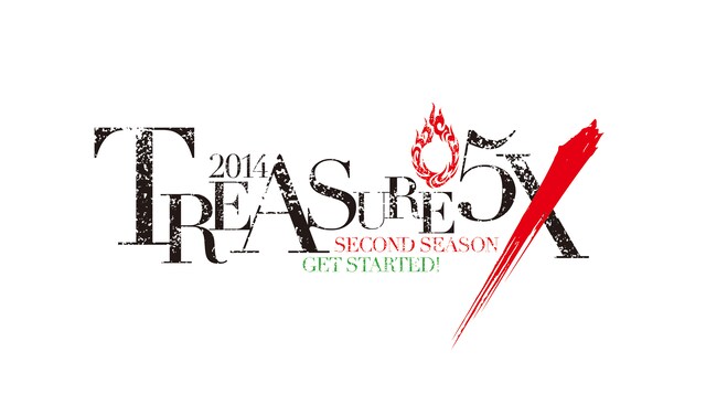 「TREASURE05X 2014 SECOND SEASON GET STARTED」ロゴ