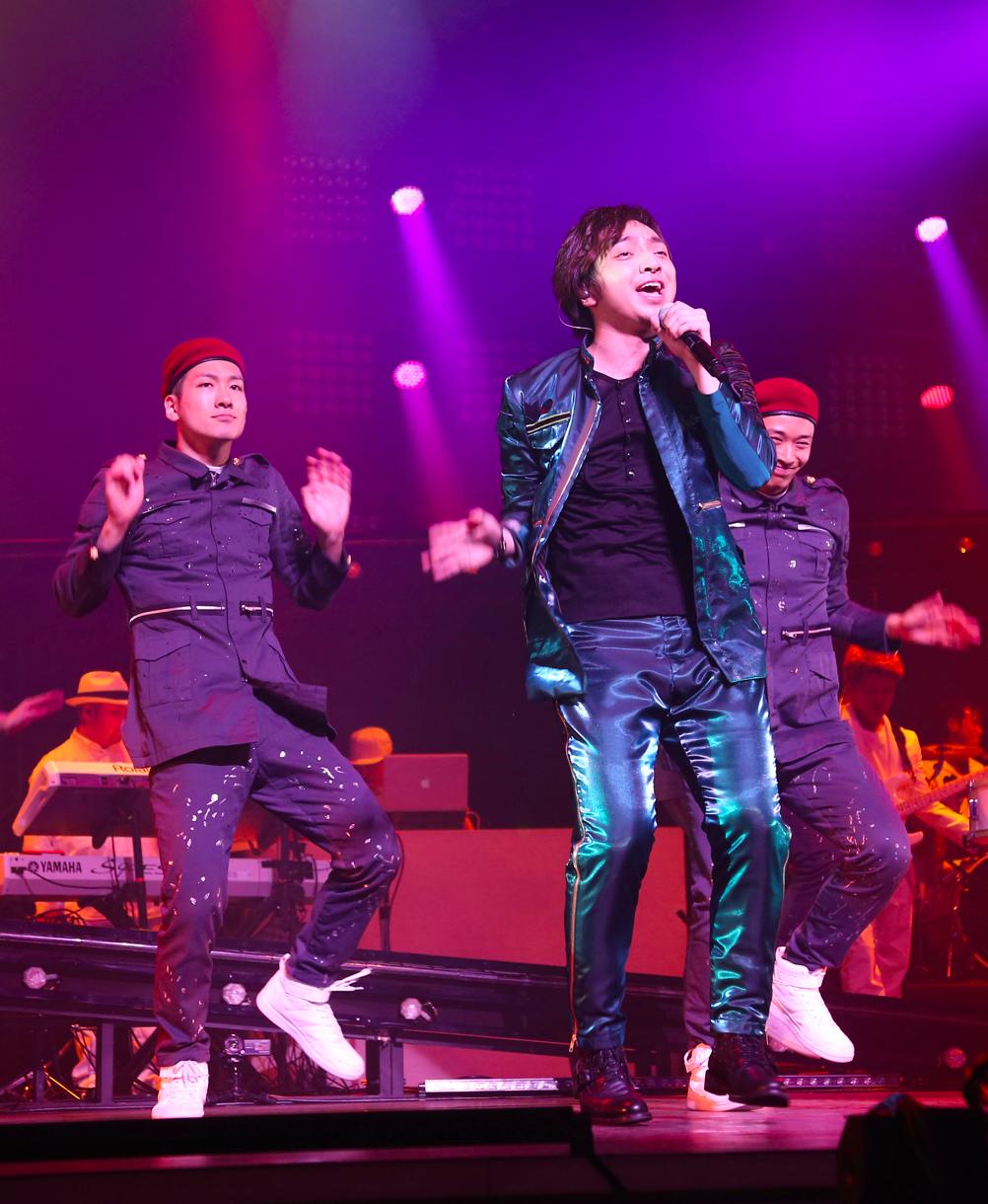 「DAICHI MIURA LIVE TOUR 2014 『The Entertainer』」東京国際フォーラム ホールA公演の様子。