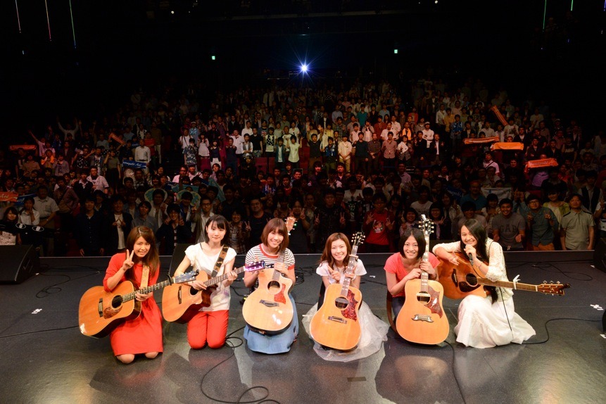 昨日5月25日に行われたライブイベント「n・g・g・f ～new guitar girls fes.～」の様子。
