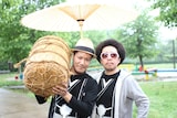 元気出せ!遣唐使(渡和久 from 風味堂)とレキシ。