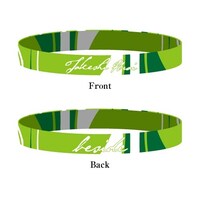 CD「beside」+「beside」発売記念Tシャツセットに付くシリコンバンド。