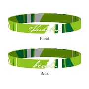 CD「beside」+「beside」発売記念Tシャツセットに付くシリコンバンド。