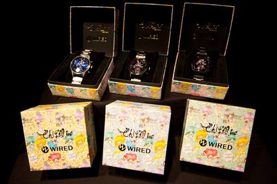 WIREDとでんぱ組.incがコラボレーションしたボックス付き腕時計「REFLECTION」。