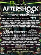 「AFTERSHOCK 2014」フライヤー