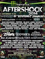 「AFTERSHOCK 2014」フライヤー