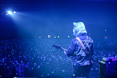 MAN WITH A MISSION「Tales of Purefly Tour 2014」千葉・幕張メッセ公演の様子。