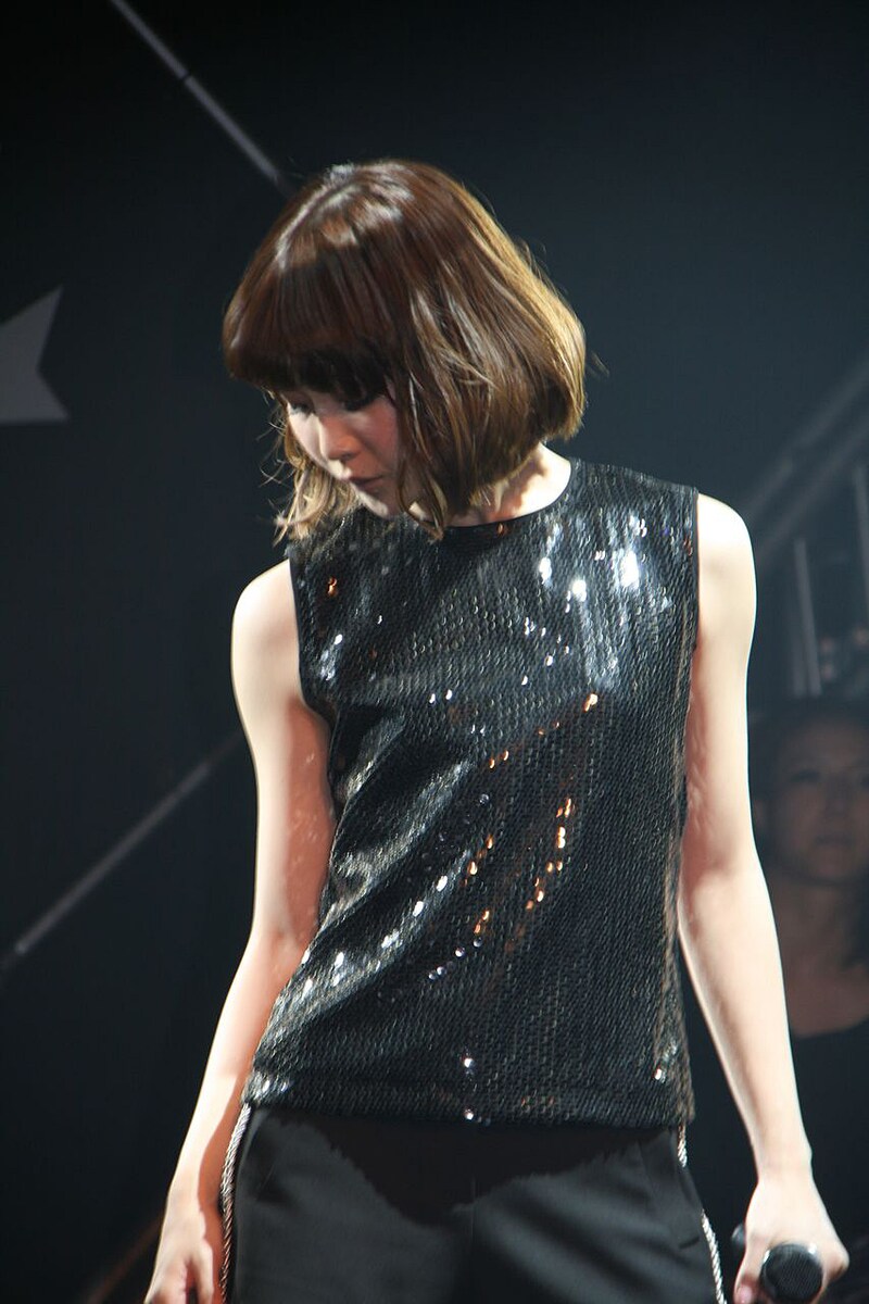 「May'n Road to 10th Anniversary Japan & World Tour 2014-2015『dots and lines』」台湾公演の様子。