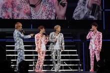 「BOYFRIEND LOVE COMMUNICATION 2014 -Start up!-」千葉・幕張メッセイベントホール公演の様子。