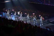 「BOYFRIEND LOVE COMMUNICATION 2014 -Start up!-」千葉・幕張メッセイベントホール公演の様子。