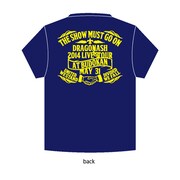 Dragon Ash武道館記念TWO FACE Tシャツ別注カラーの裏。