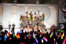 「アップアップガールズ（仮）1st全国ツアー アプガ第二章（仮）進軍～中野サンプラザ 超決戦～」の様子。