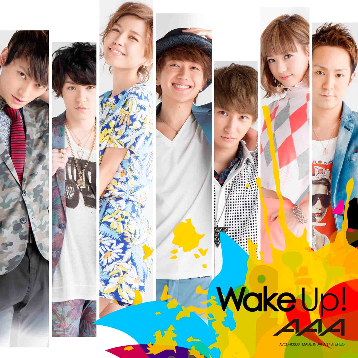 AAA「Wake up!」CD盤（AAAジャケットver.）ジャケット
