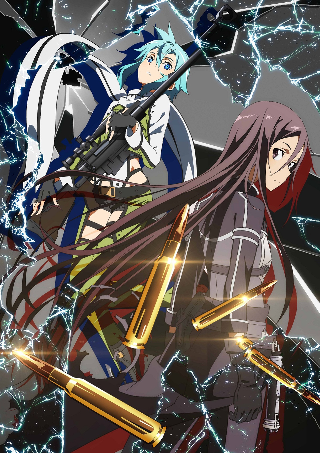 アニメ「ソードアート・オンラインII」キービジュアル (c)2014 川原礫 / KADOKAWA アスキー・メディアワークス刊 / SAOII Project