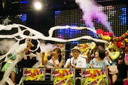 「TAKEROCK FES at AKASAKA BLITZ緊急記者会見」の様子。