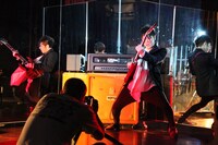 HERE「CHAOTIC SYMPATHY」PV撮影の様子。