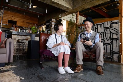 スペースシャワーTV「SOUND BATON」ハンバート ハンバート出演回のワンシーン。