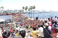 たこやきレインボーフリーライブの様子。