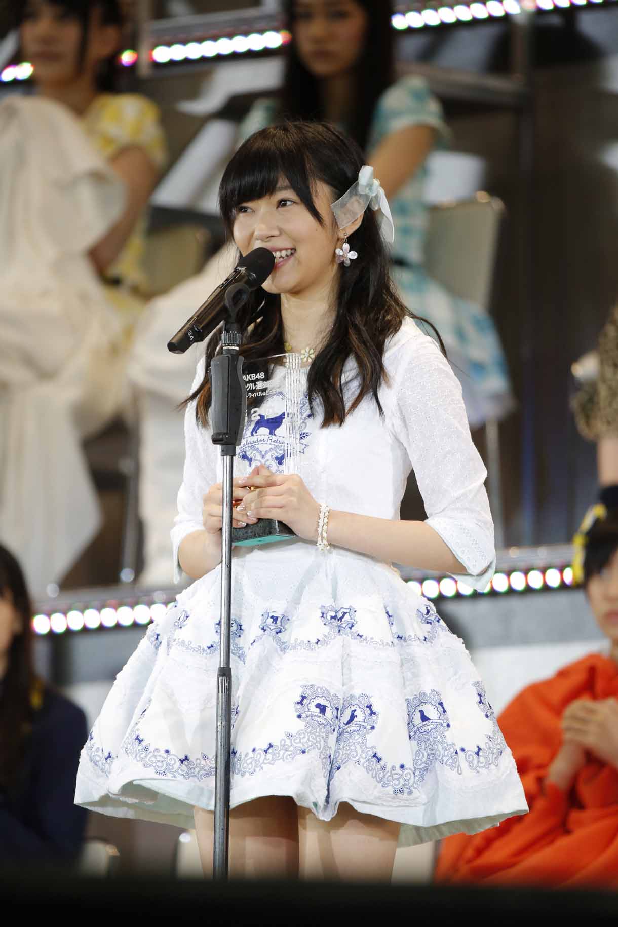 AKB48 37thシングル選抜総選挙第2位の指原莉乃（HKT48チームH / HKT48劇場支配人兼任）。 (c)AKS