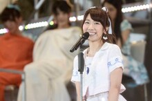 AKB48 37thシングル選抜総選挙第3位の柏木由紀（AKB48チームB / NMB48チームN兼任）。 (c)AKS