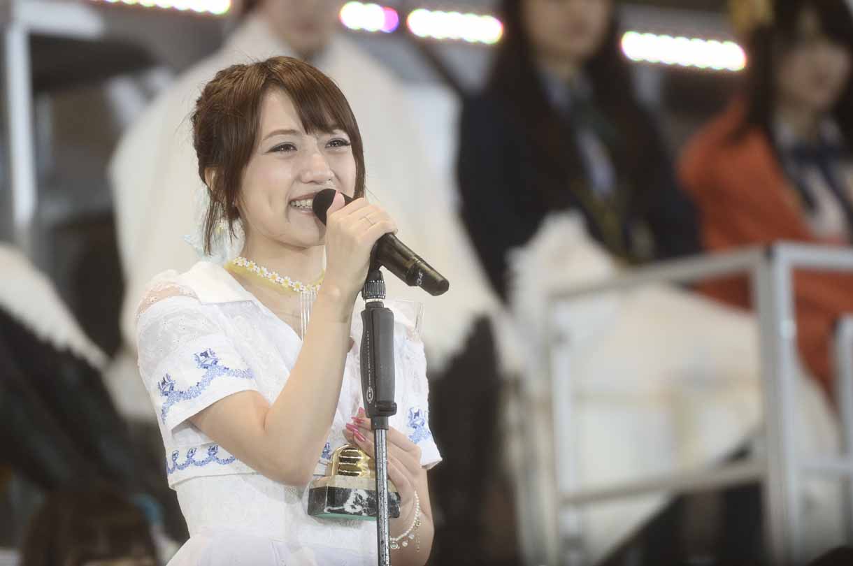AKB48 37thシングル選抜総選挙第9位の高橋みなみ（AKB48チームA）。 (c)AKS