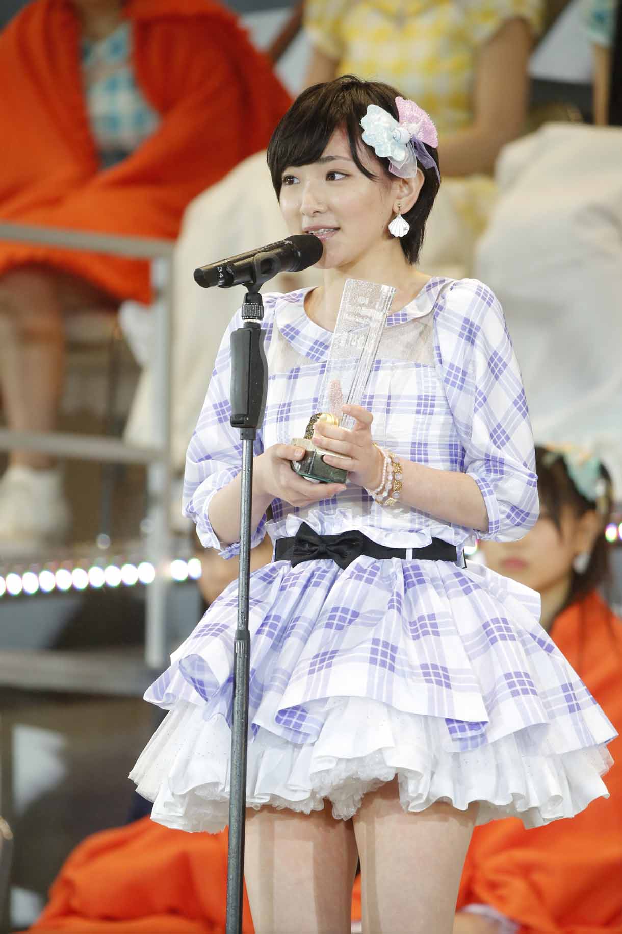 AKB48 37thシングル選抜総選挙第14位の生駒里奈（乃木坂46 / AKB48チームB兼任）。 (c)AKS