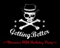「Getting Better～Minoru's 40th Birthday Party～」ロゴ