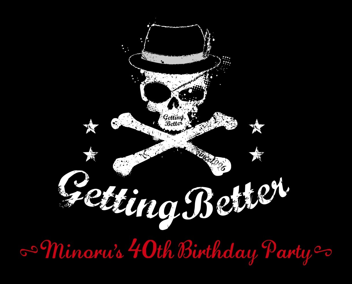 「Getting Better～Minoru's 40th Birthday Party～」ロゴ