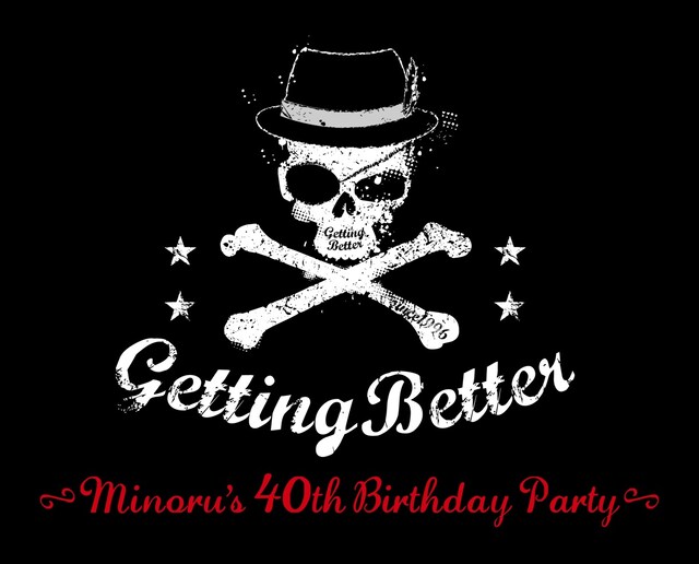 「Getting Better～Minoru's 40th Birthday Party～」ロゴ