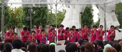 EBiDAN39「EBi心.com『Like a star』」リリース記念イベントの様子。