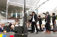 EBiDAN39「EBi心.com『Like a star』」リリース記念イベントの様子。