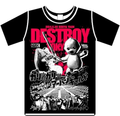 ハードコアチョコレートのコラボTシャツ。