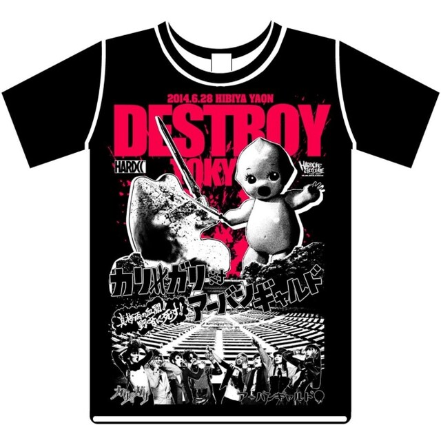 ハードコアチョコレートのコラボTシャツ。