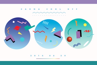 「SAUNA COOL OFF」フライヤー