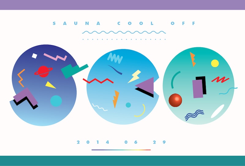 「SAUNA COOL OFF」フライヤー