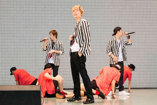 w-inds.代々木公園フリーライブの模様。