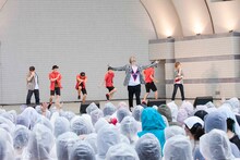 w-inds.代々木公園フリーライブの模様。