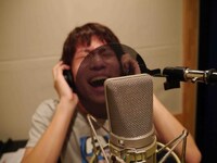 「笑顔のレシピ」のレコーディングの様子。