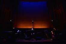 高橋幸宏「Yukihiro Takahashi Especial Live“Heart of Hurt 2014”」東京・キリスト品川教会 グローリア・チャペル公演の様子。