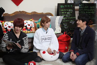 「ヒチョル（SUPER JUNIOR）＆キー（SHINee）の私たち結婚しました」のワンシーン。(C)＠MUNHWA BROADCASTING CORP./S.M.CULTURE&CONTENTS Co.,Ltd./S.M.ENTERTAINMENT Co.,Ltd.