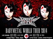 「BABYMETAL『BABYMETAL WORLD TOUR 2014』ロンドン公演ライブ・ビューイング」メインビジュアル