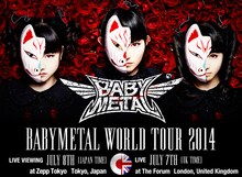 「BABYMETAL『BABYMETAL WORLD TOUR 2014』ロンドン公演ライブ・ビューイング」メインビジュアル