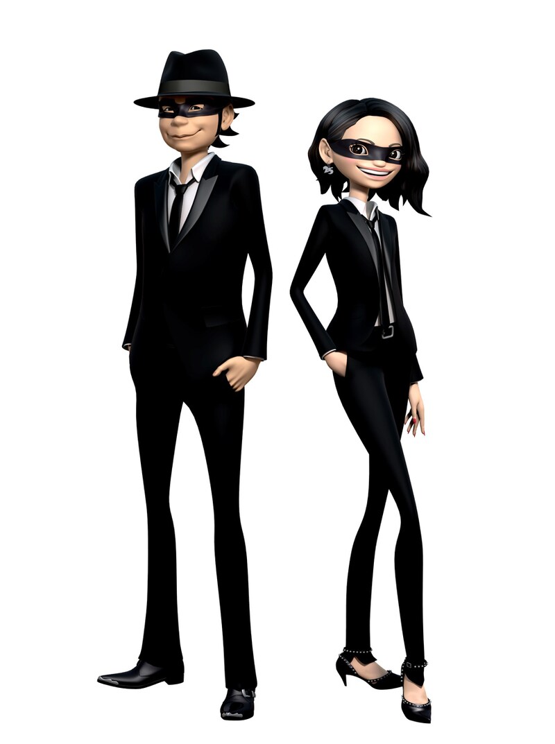 左からATTACKMAN、CHANCEWOMAN。