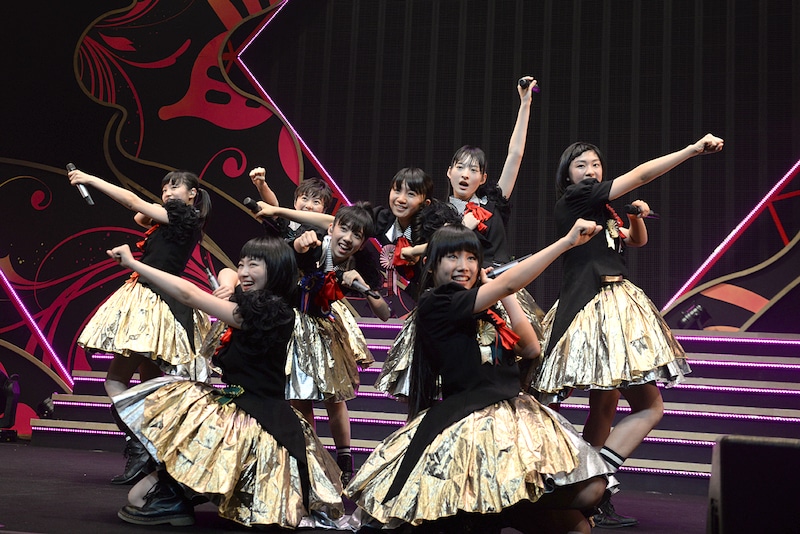 「私立恵比寿中学スプリングソニー・ミュージックレーベルズルーキーツアー2014～生まれ変わりちょうちょうボーンとエトセトラ～」最終公演の様子。